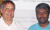 Mervyn Govender (right) with Colin Malan after the presentation.